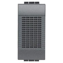 L4356/230 Bticino LivingLight. Зуммер 230В 8А 75дб — 1 модуль