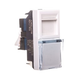 Bticino Axolute White Розетка комп RJ45 6 кат.UTP,тип коннектора-безинструментальный IDC 1 HD4279C6