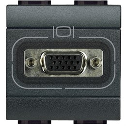 L4282 Bticino LivingLight. Разъем HD15. цвет антрацит