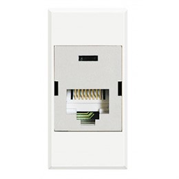 N4262C6S Bticino LivingLight Розетка RJ45. STP. cat6. IDC110. цвет белый