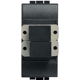 L4268SC Bticino LivingLight. Сдвоенный разъём для оптоволоконной линии — кабельное гнездо SC — дуплекс