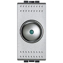 NT4402N Bticino LivingLight Светорегулятор для резистивных нагрузок. 500 Вт. цвет алюминий