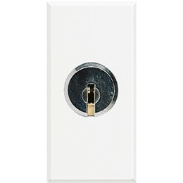 N4022C Bticino LivingLight Переключатель с ключом. цвет белый