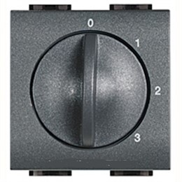 L4016 Bticino 4-x позиционный переключатель для управления кондиционерами. вентиляторами и т.д. 2 модуля