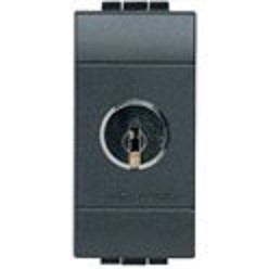 L4022 Bticino LivingLight Переключатель 1П с ключом. 16А