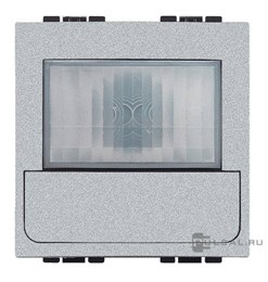 NT4434N Bticino LivingLight Выключатель ИК с датчиком осещенности. цвет алюминий