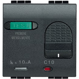L4305/16 Bticino LivingLight. 2х полюсный дифференциальный автоматический выключатель 16А 230В 2 модуля