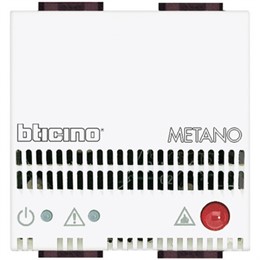 N4511/12 Bticino Детектор метана со световой и звуковой сигнализацией (85дБ). питание 12В. 2 модуля