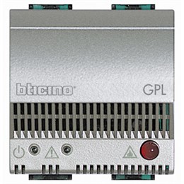 NT4512/12 Bticino Детектор GPL со световой и звуковой сигнализацией (85дБ). питание 12В. 2 модуля