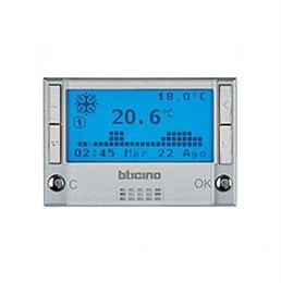 BT Axolute Алюминий Термостат электронный недельный батарея 2х1,5V 3 мод