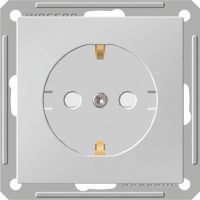Wessen 59 Матовый хром Розетка с/з с защитными шторками RS16-152-5-86
