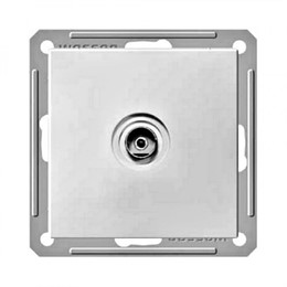 Wessen 59 Матовый хром Розетка TV оконечная RTS-151-5-86