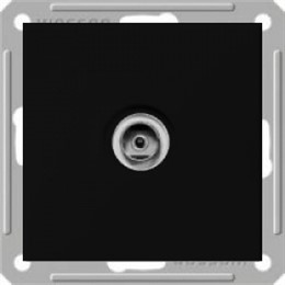 Wessen 59 Черный бархат Розетка TV оконечная RTS-151-6-86