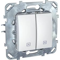 Schneider Electric Unica Белый Выключатель жалюзийный (MGU5.208.18ZD)
