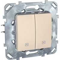 Schneider Electric Unica Бежевый Кнопка жалюзийная (MGU5.207.25ZD)
