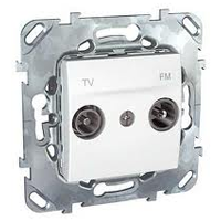 Schneider Electric Unica Белый Розетка TV-FM оконечная (MGU5.452.18ZD)