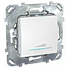 Schneider Electric Unica Белый Светорегулятор нажимной 20-350W универсальный (MGU5.515.18ZD)