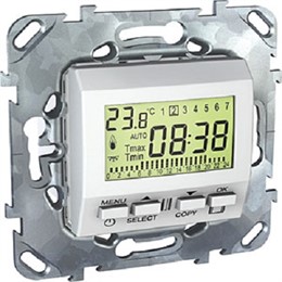 Schneider Electric Unica Бежевый Термостат програм.электронный (от 5Сдо 35С) (MGU5.505.25ZD)