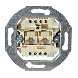 Механизм розетки телефонной TF-2х4 кат.3 Elso 663284