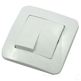 Выкл. 2 кл. бел. Makel Lillium N 55003