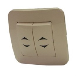Выкл. 2 кл. прох. крем. Makel Lillium N 55226
