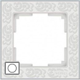 Рамка Werkel Flock 1 пост WL05-Frame-01-white белый