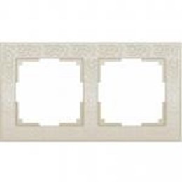 Рамка Werkel Flock 2 поста WL05-Frame-02-ivory слоновая кость