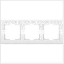 Рамка Werkel Flock 3 поста WL05-Frame-03-white белый