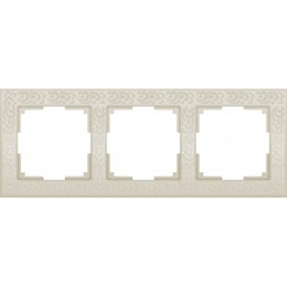 Рамка Werkel Flock 3 поста WL05-Frame-03-ivory слоновая кость