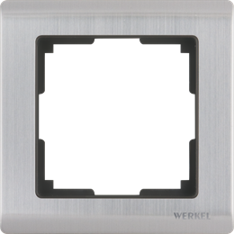 Рамка Werkel Metallic 1 пост WL02-Frame-01 глянцевый никель