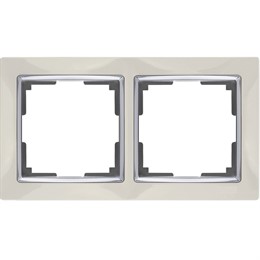 Рамка Werkel Snabb 2 поста WL03-Frame-02-ivory слоновая кость