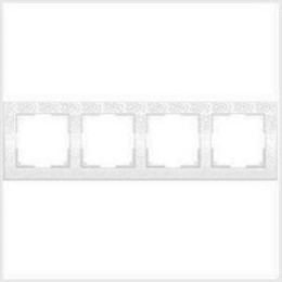 Рамка Werkel Flock 4 поста WL05-Frame-04-white белый