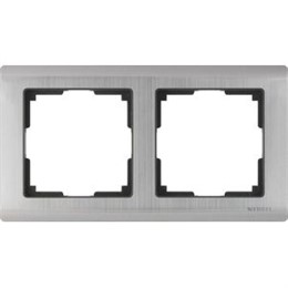 Рамка Werkel Metallic 2 поста WL02-Frame-02 глянцевый никель
