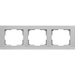 Рамка Werkel Stark 3 поста WL04-Frame-03 Серебряный