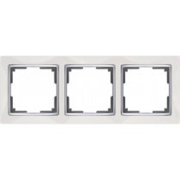 Рамка Werkel Snabb 3 поста WL03-Frame-03-white белый