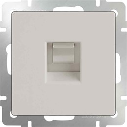 Телефонная розетка RJ-11 Werkel WL03-RJ-11-ivory слоновая кость