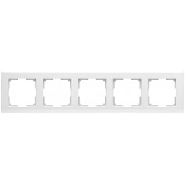 Рамка Werkel Stark 5 постов WL04-Frame-05-white белый