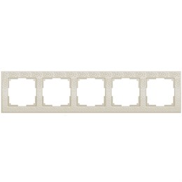 Рамка Werkel Flock 5 постов WL05-Frame-05-ivory слоновая кость