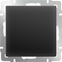 WL08-SW-1G-C / Перекрестный переключатель одноклавишный (черный матовый)