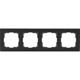 Рамка Werkel Stark 4 поста WL04-Frame-04-black черный
