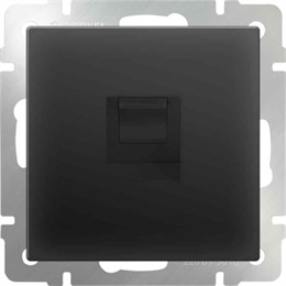 Розетка Ethernet RJ-45 Werkel WL08-RJ-45 черный матовый