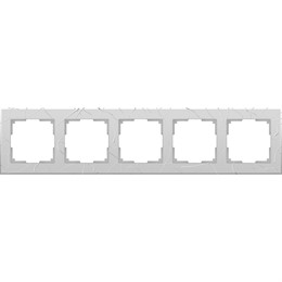 Рамка Werkel Vitel 5 поста WL06-Frame-05 серебряный