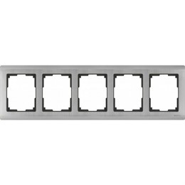 Рамка Werkel Metallic 5 постов WL02-Frame-05 глянцевый никель