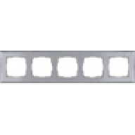 Рамка Werkel Shine 5 постов WL10-Frame-05 серебряный