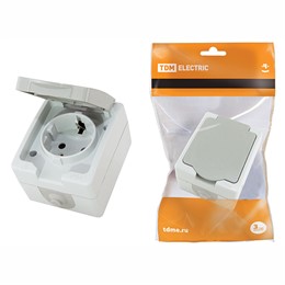 Розетка TDM ELECTRIC 2П З открытой установки IP54 16А