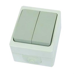 Выключатель TDM ELECTRIC 2-кл. открытой установки IP54 10А