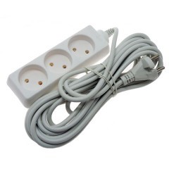 UNIEL S-CD3-10 Удлинитель Uniel серии Стандарт, б/з, 3 гн., шнур 10 м