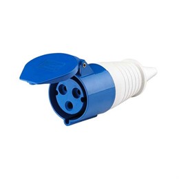 Розетка силовая переносная IP44 32А 2P PE 220В TDM ELECTRIC
