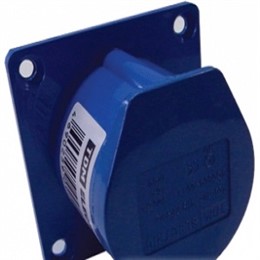 Розетка силовая стационарная для скрытой установки IP44 16А 2P PE 220В TDM ELECTRIC