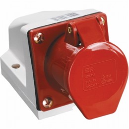 Розетка силовая стационарная IP44 16А 3P PE N 380В TDM ELECTRIC